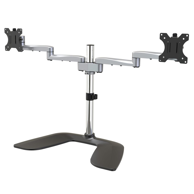 STARTECH Stolni nosač za 2 monitora ARMDUALSS, do 32", crna